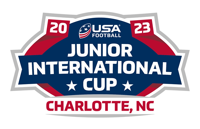 USA Football's Junior International Cup 2024 primary logo.
