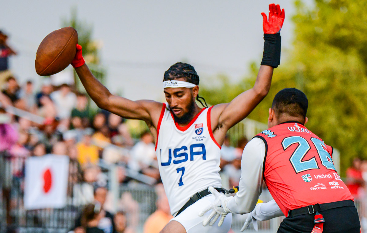 Team USA flag football is gonna go crazy 🔥 @cheetah 🎥: @nfl