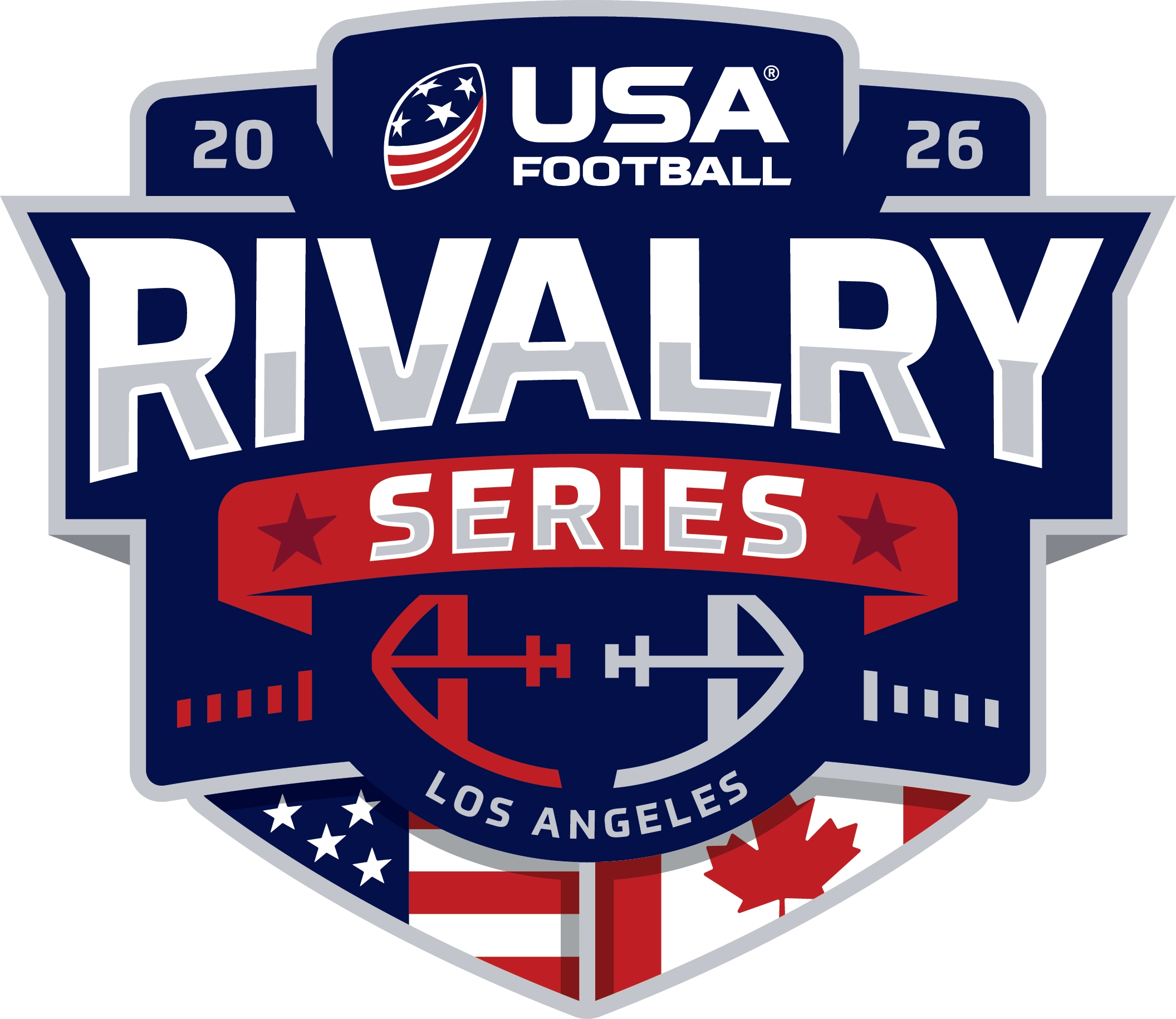 USA Football Rivalry Series Logo Icon
